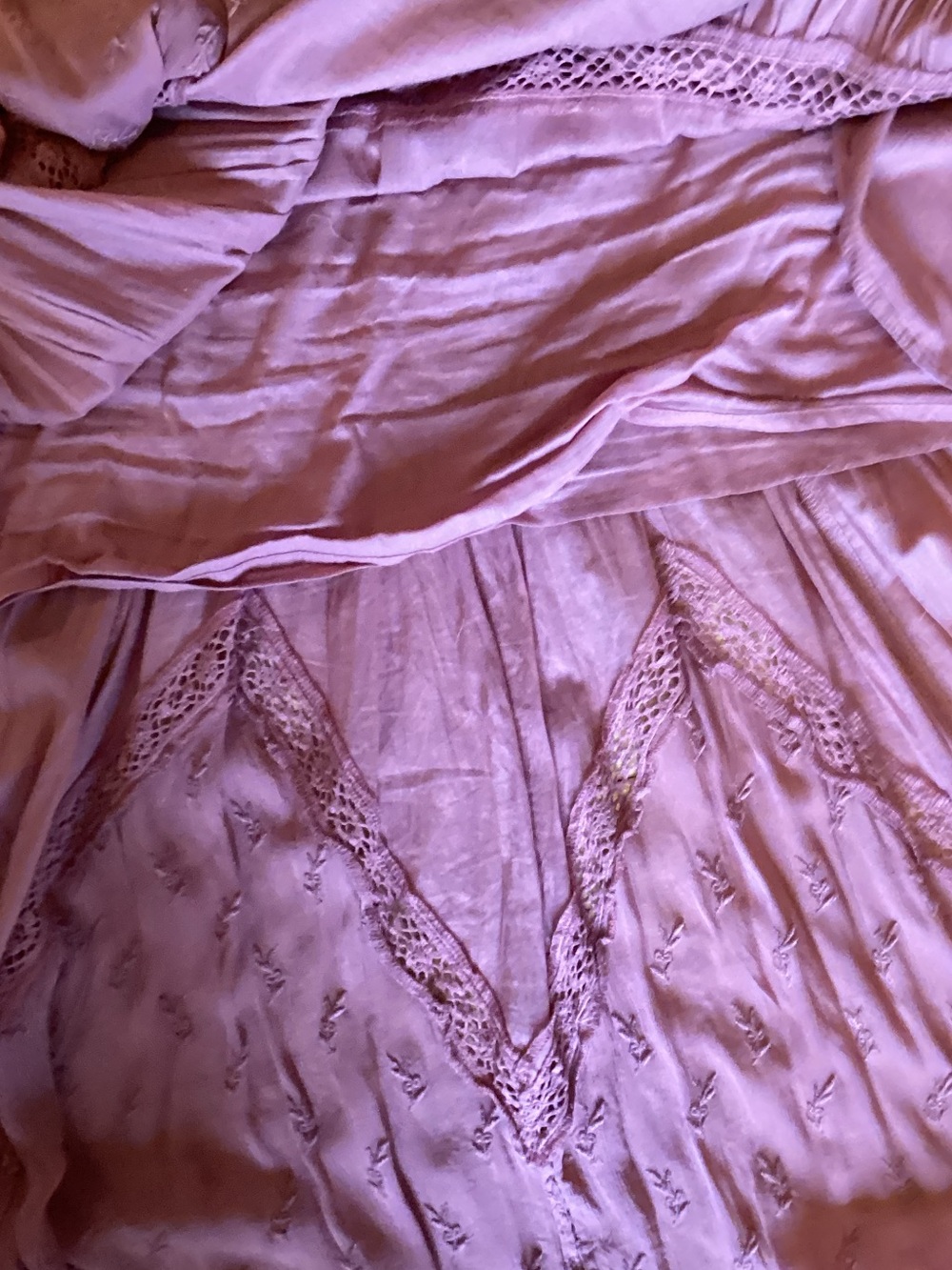 Free People Dusty Rose Pink Cotton Maxi Skirt Overalls - Picture 12 of 16